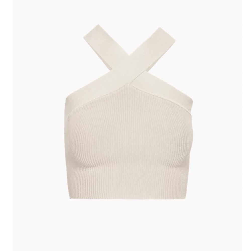 Babaton Sculpt Knit Criss Cross Tank - Medium